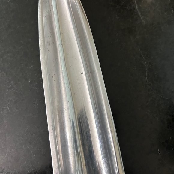 Rare Antique Silver Mechanical Tong/Claw With Pewter Olive/Pickle Tray. - Picture 9 of 10